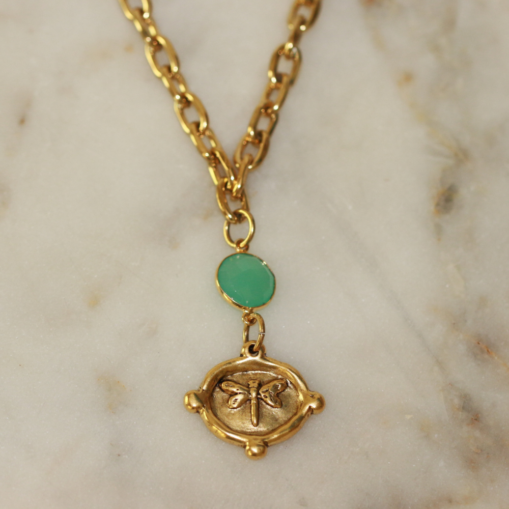 Lennon Dragonfly Necklace