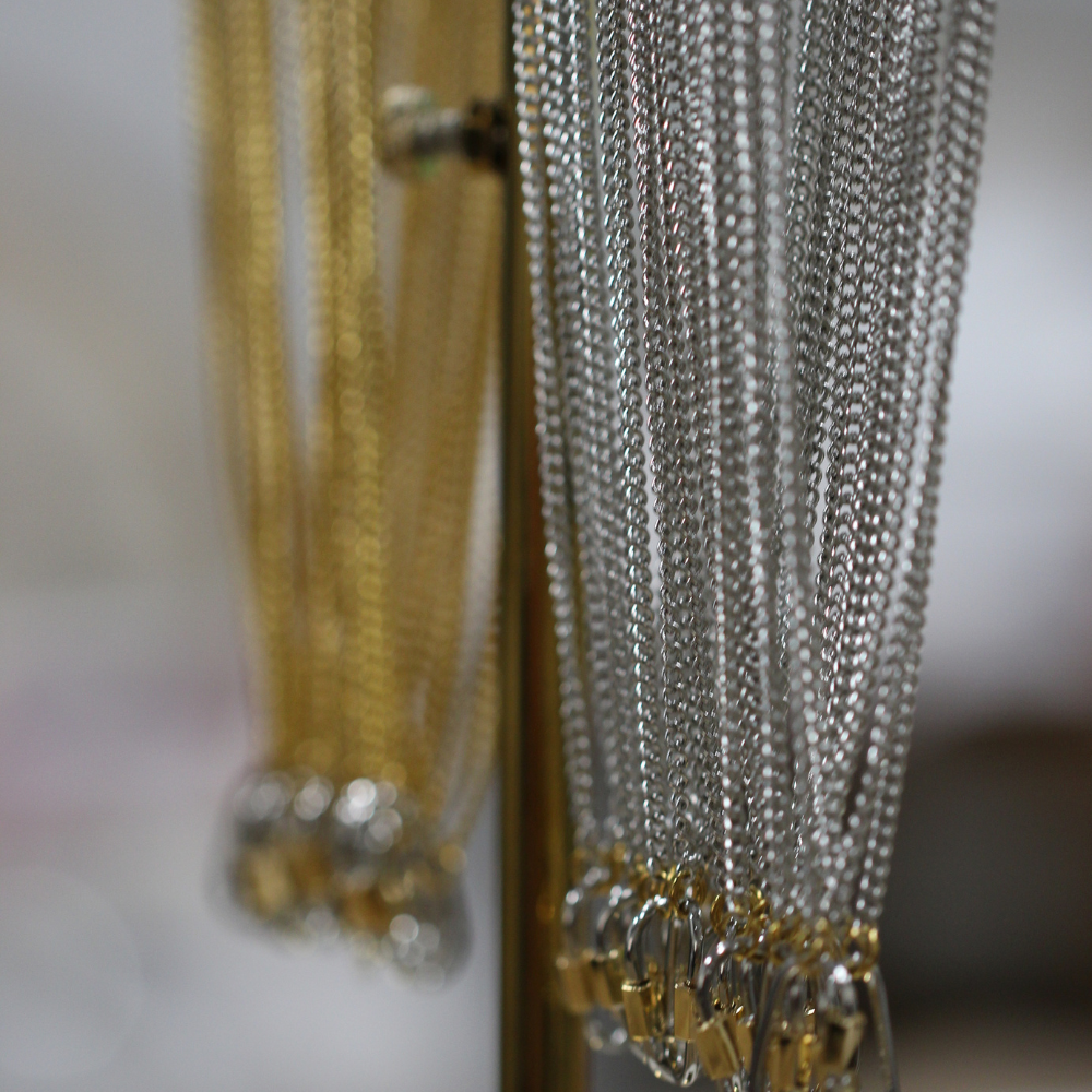 Two Tone Lock Necklace ~ Deep South Originals