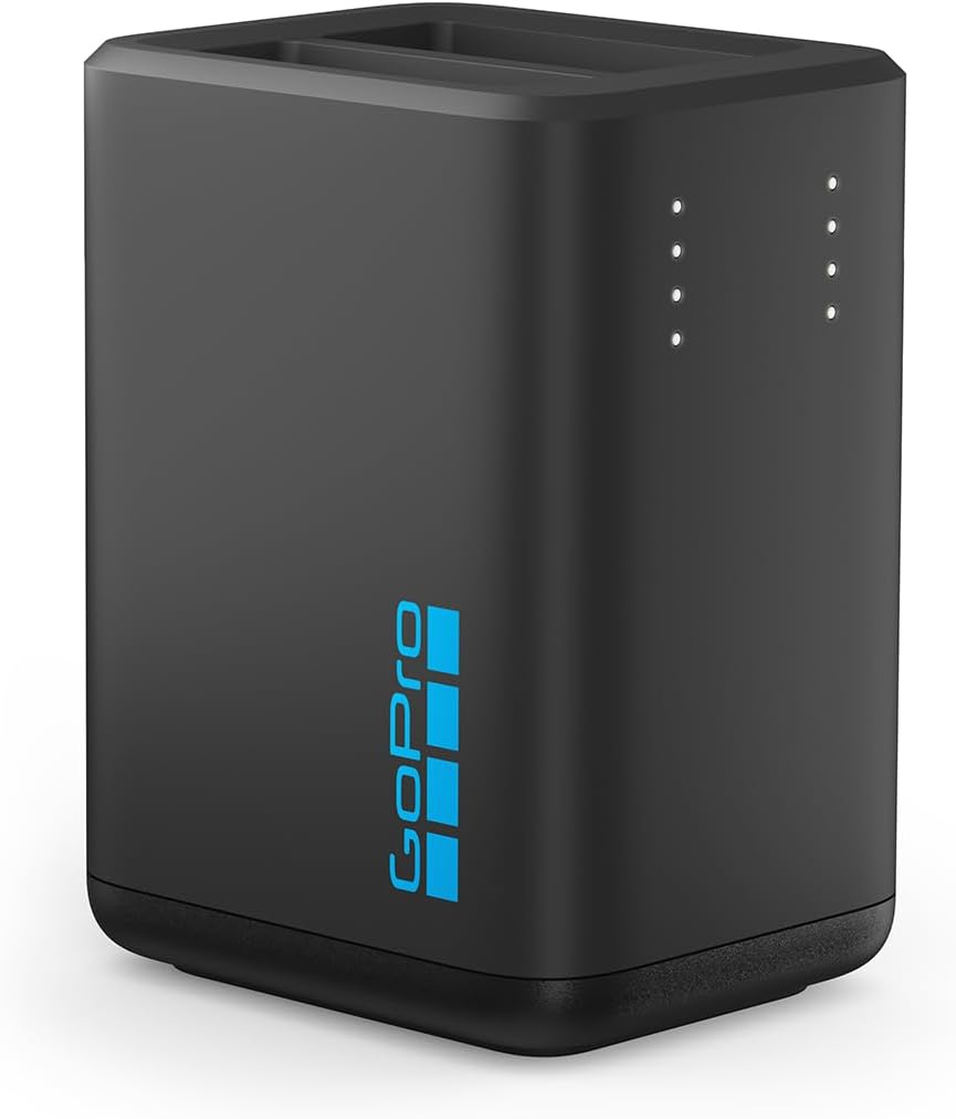 GoPro Dual Battery Charger + 2 Enduro Batteries for HERO13 Black