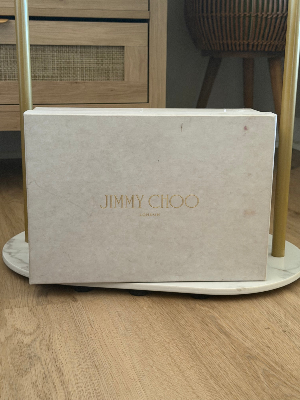 Jimmy Choo Romy 85 Black Leather Pumps IT 38.5 US 8.5 Heels Box Dust Bag