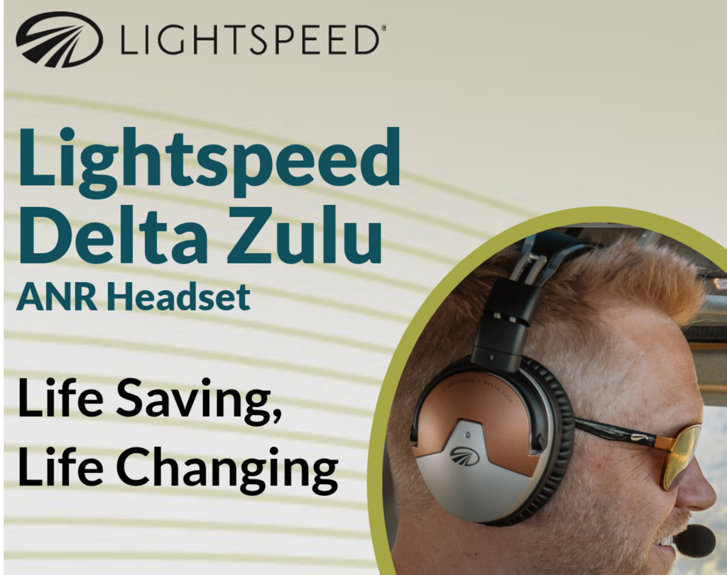 Lightspeed Delta Zulu 4 ANR Aviation Headset